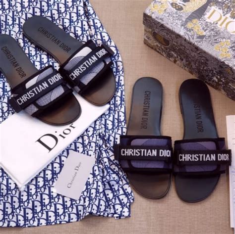 christian dior pool slides|Christian Dior slides price.